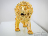 FIGURA A116 LEW 100x30x41cm ZŁOTY