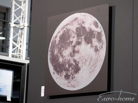 Obraz księżyc na aluminiowej płycie 60x60 cm S22558ALU