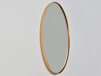 Owalne lustro w złotej oprawie 61,5x91,5x3,5m 23F-1228