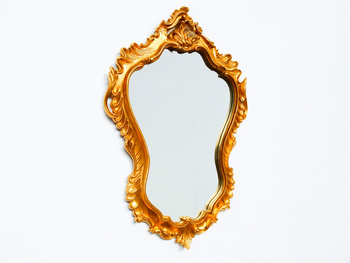 Lustro w złotej oprawie 60x90 cm PU274