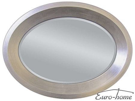 Lustro owalne w drewnianej oprawie 60x80 cm 20818