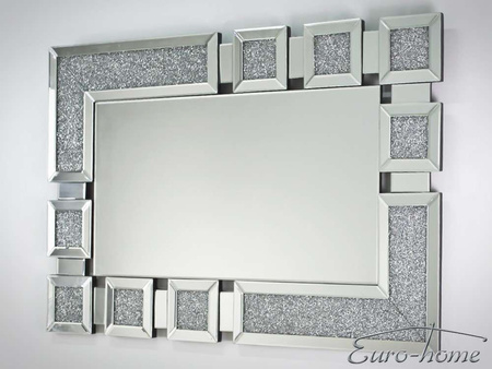 Lustro z kryształkami glamour 80x120 cm 16TM1078