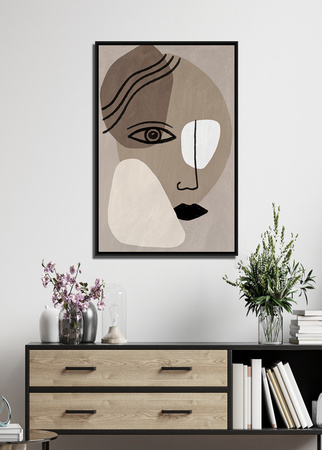 Obraz kobieca twarz 80x120 cm F30093