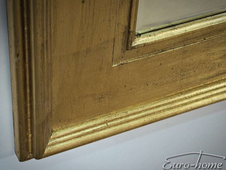 Lustro w złotej drewnianej oprawie 80x100 cm 2231