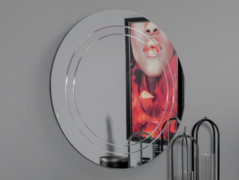 Okrągłe nowoczesne lustro Ø100 cm M19