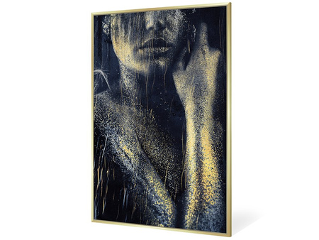 Obraz kobieta okraszona złotem 102,6x142,6 cm A0408