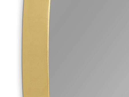 Podłużne lustro w złotej ramie 23x97x4 cm 16F-572