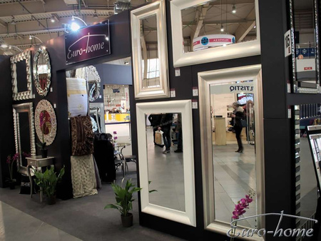 Klasyczne lustro w drewnianej oprawie 60x120 cm GP2399