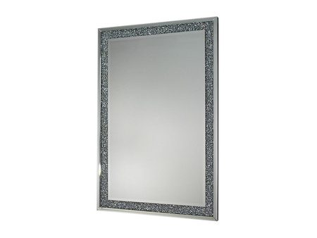 Lustro zatopione kryształki 80x120 cm 16TM8109