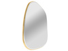 Lustro o nieregularnym kształcie w złotej ramie 69,5x101x3,5 cm 23F-1201