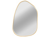 Lustro o nieregularnym kształcie w złotej ramie 69,5x101x3,5 cm 23F-1201