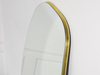 Lustro o nieregularnym kształcie w złotej ramie 69,5x101x3,5 cm 23F-1201