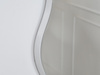Lustro o nieregularnym kształcie w białej ramie 160x110x3,5 cm 23F-1200