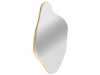 Lustro o nieregularnym kształcie w złotej ramie 76x117x4 cm 23F-1194