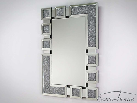 Lustro z kryształkami glamour 80x120 cm 16TM1078