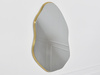 Lustro o nieregularnym kształcie w złotej ramie 160x110 x3,5 cm 23F-1200