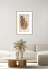 Obraz w tonacji beżu 60x90 cm N30411