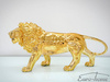 FIGURA A116 LEW 100x30x41cm ZŁOTY