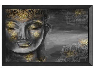 Orientalny obraz złoty Budda 80x60 cm S23649