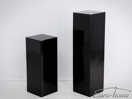 Czarny wysoki postument 70x27 cm 2080/2