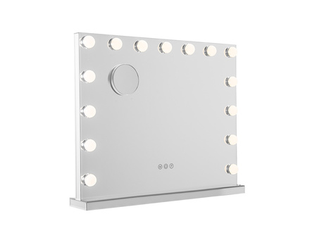 Lustro z żarówkami 46x58 cm 23TM037