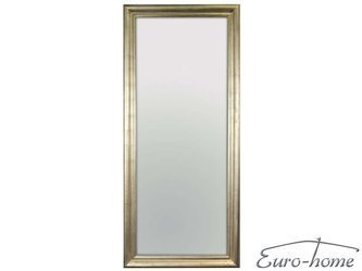 Lustro w srebrnej drewnianej oprawie 80x180 cm 2852