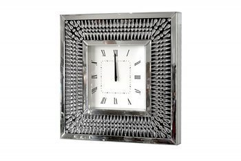 Ażurowy lustrzany zegar  57x57 cm JS170