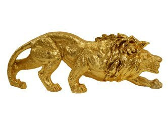 FIGURA A014 LEW 55x15x19cm ZŁOTY