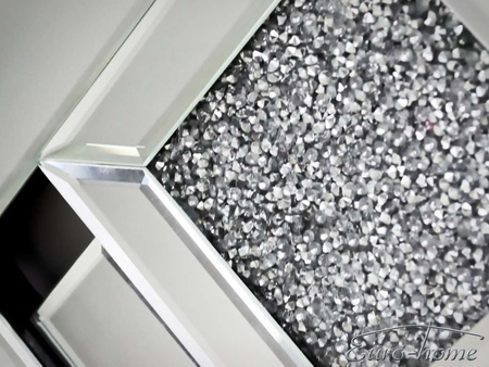 Lustro z kryształkami glamour 80x120 cm 16TM1078