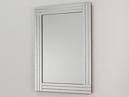 Lustro w lustrzanej oprawie z kryształkami 70x100 cm TM8012