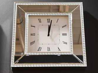 Lustrzany zegar  50x50 cm 16JS149