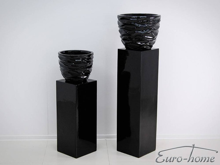 Czarny wysoki postument 70x27 cm 2080/2