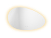 Asymetryczne lustro łazienkowe LED 50x80 cm 23TMB001