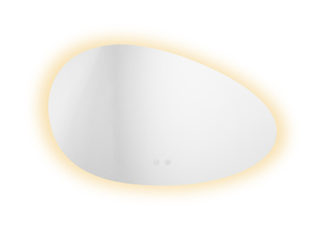 Asymetryczne lustro łazienkowe LED 50x80 cm 23TMB001