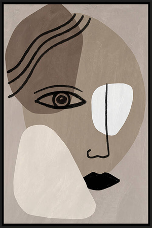 Obraz kobieca twarz 80x120 cm F30093