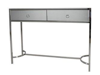 Lustrzana toaletka z szufladkami 110x35x82 cm LW6071