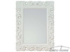 Białe fazowane lustro 70x90 cm PU049PM
