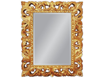 Lustro w złotej oprawie 80x100 cm PU058