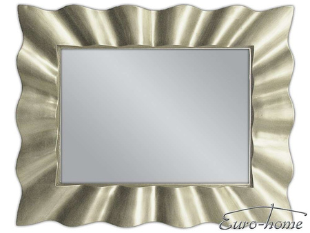 Lustro w promienistej srebrnej 80x100 cm PU117
