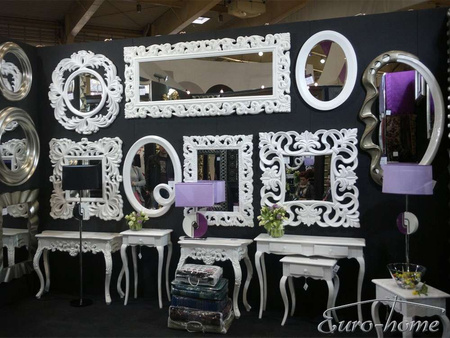 Biała drewniana konsola 83x37x74 M-58-1