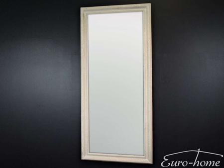 Lustro w białej drewnianej oprawie 80x180 cm 2852 