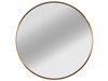 Okrągłe lustro rama mosiądz miedź Ø80 cm 1904