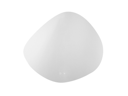 Asymetryczne lustro łazienkowe LED  75x75 cm 23TMB002