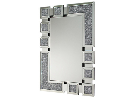 Lustro z kryształkami glamour 80x120 cm 16TM1078