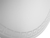 Okrągłe lustro łazienkowe grecki wzór LED 80 cm 23TMB006