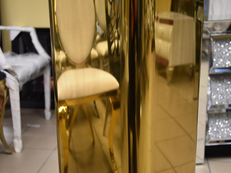 Lustrzana złota elegancka wysoka donica 36x29x90 cm HT009-2 o