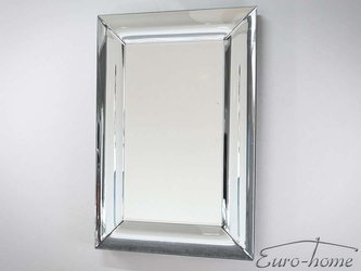 Lustro w giętej lustrzanej ramie 80x100 cm 15JZ191