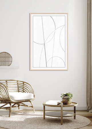 Obraz 3D w tonacji bieli 60x90 cm R30224G