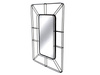 Lustro w ramie ze stalowych czarnych drucików 73x103 cm TOYJ21-080 