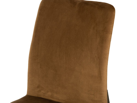 OUTLET Nowoczesne welurowe krzesło 45x53x90 cm Y211